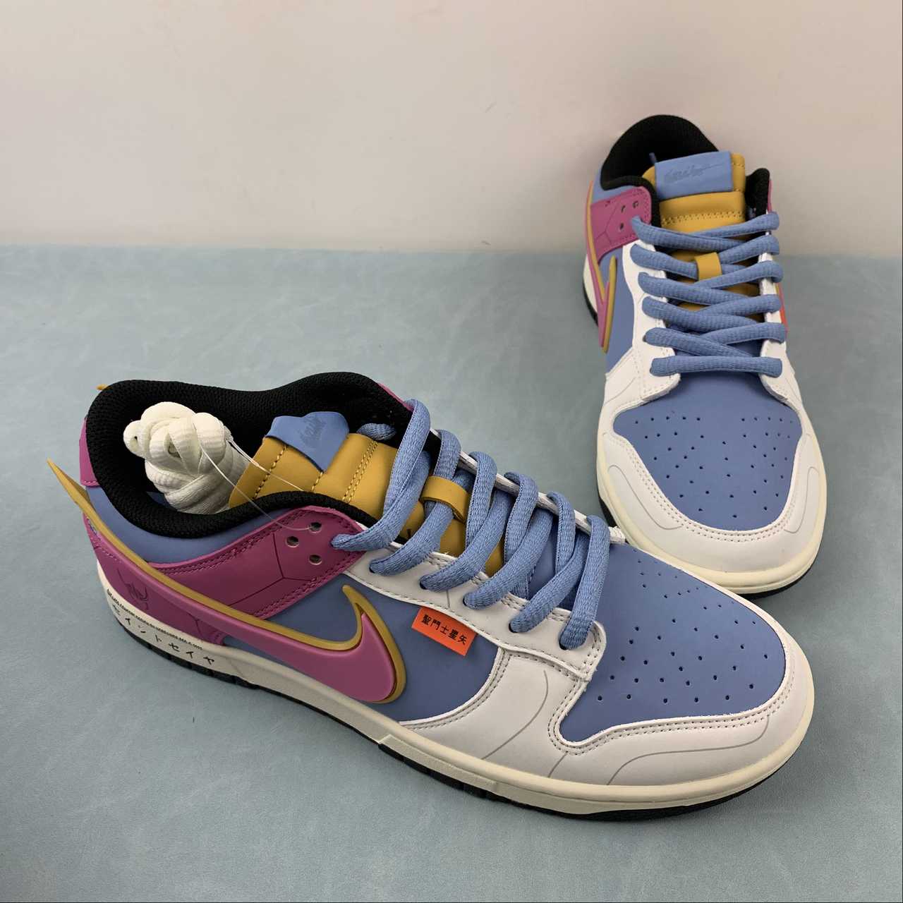 Saint-Seiya-x-Nike-Dunk-Low-Custom-Purple-Blue-White-4