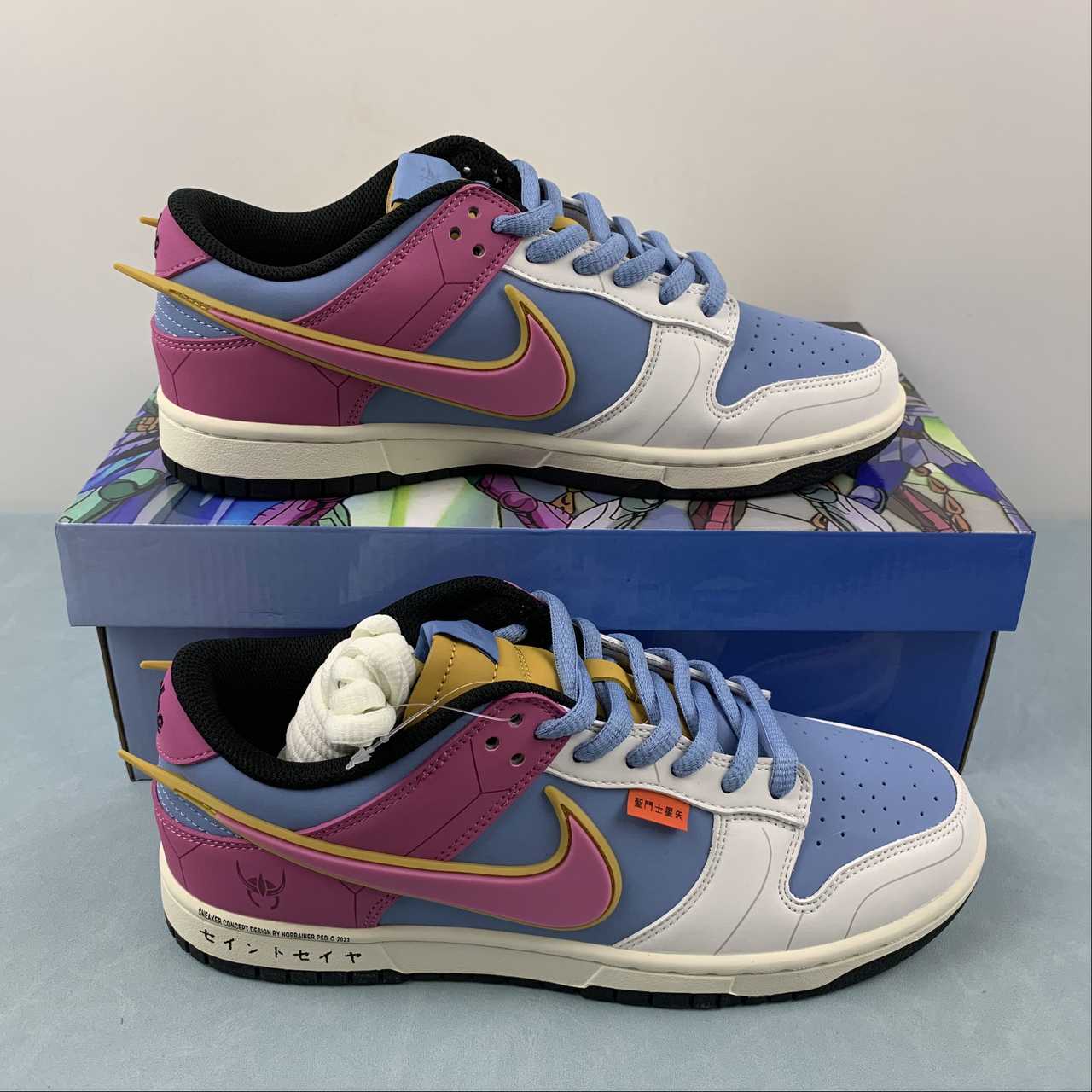 Saint-Seiya-x-Nike-Dunk-Low-Custom-Purple-Blue-White-8