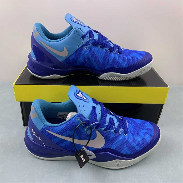 Nike kobe 8 system blue coral snake for sale the sole line
