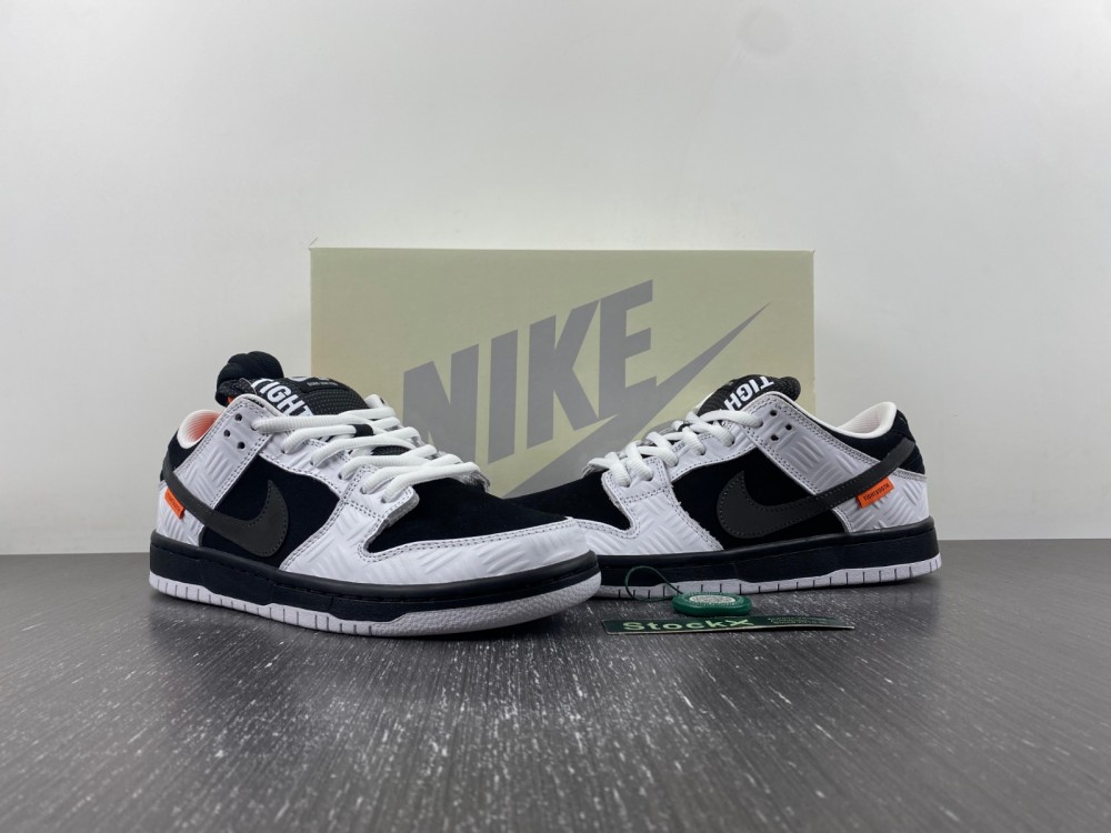 TIGHTBOOTH-x-Nike-SB-Dunk-Low-White-Black-Safety-Orange-For-Sale-10